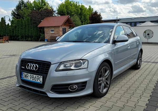 Audi A3 cena 33900 przebieg: 280000, rok produkcji 2011 z Siedliszcze małe 79